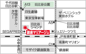 銀座マリアージュ会場地図